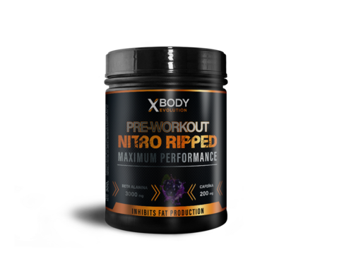 NITRO RIPPED PRE WORKOUT 300 GRS - XBODY EVOLUTION - Off Suplementos