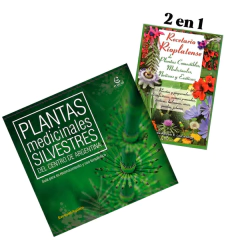 COMBO Plantas silvestres medicinales + Recetario 2 en 1 de Plantas y hierbas medicinales