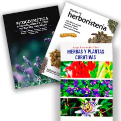 Combo MEDICINALES: Herboristeria, Fitocosmética, y Hierbas y Plantas Curativas. - comprar online