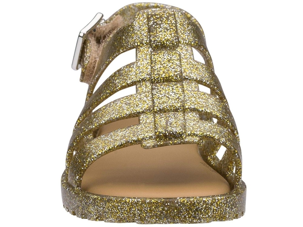 Mini Melissa Flox = Dourado Glitter