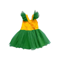 Vestido Brasil Amarelo e Verde - comprar online
