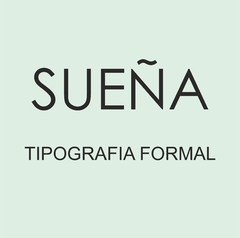 Banderín "SUEÑA" EUCALIPTO - comprar online