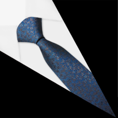 Gravata Floral Azul Petróleo - xDRKAm3 na internet