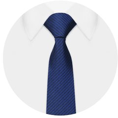 Gravata Listrada Azul Marinho - xTb8Dl9 - comprar online
