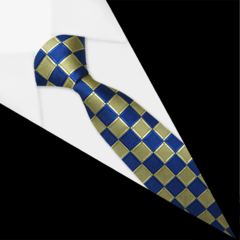 Gravata Xadrez Azul Royal - xWuSQdh na internet