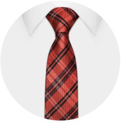 Gravata Xadrez Vermelha 660be7 - comprar online