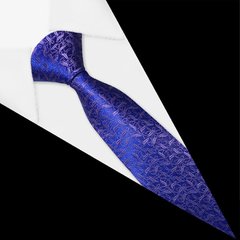 Gravata Jacquard Azul Royal - x6c673e na internet