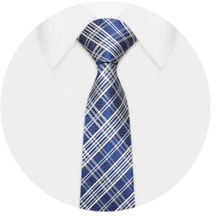 Gravata Xadrez Azul Claro 71c63f - comprar online
