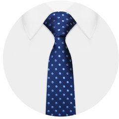 Gravata Poa Azul Royal 7209c0 - comprar online