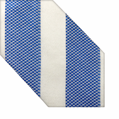 Gravata Listrada Azul Royal - vT03aI - Croats Gravataria