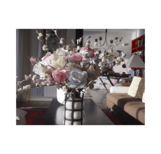 Imagen de Luxury Flowers Grey