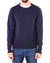 Sweater c/o liso con frente texturado MD58 Essentials en internet