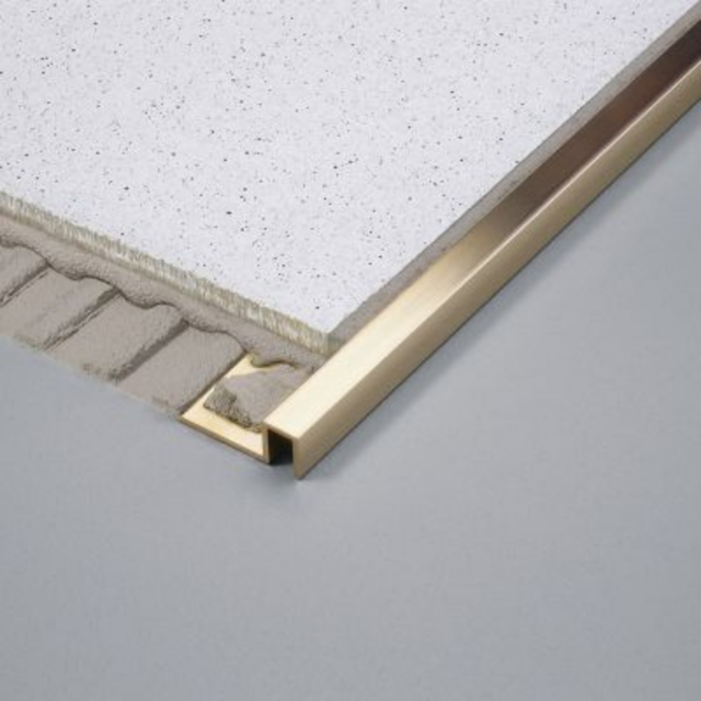 LISTEL Omega Plateado Brillante Aluminio 10mmx10mmx2500mm