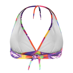 CORPIÑO HALTER CON COLETAS - comprar online