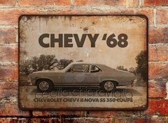 Chapa rústica Chevy '68 - comprar online