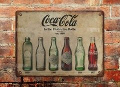 Chapa rústica Coca Cola