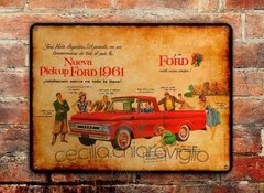 Chapa rústica Ford Pick Up 1961 - comprar online