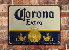 Chapa rústica Cerveza Corona - comprar online