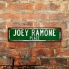 Chapa calles New York "Joey Ramone Place"