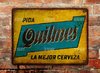 Chapa rústica cerveza Quilmes