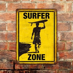 Chapa rústica Surfer Zone