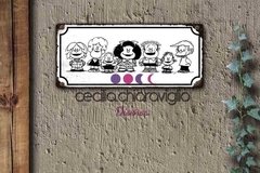 Chapa cartelito: Mafalda