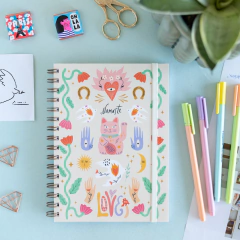 Cuaderno grande Lucky cat - Comprar en Pink Elephant