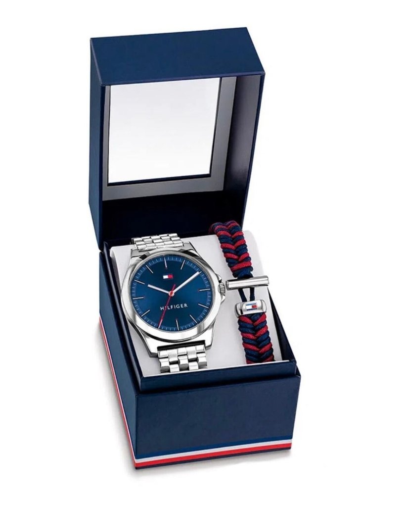 Gift Set Reloj Hombre Tommy Hilfiger + Pulsera Tela 2770077