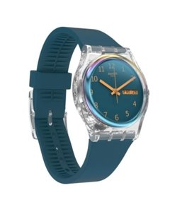 Reloj Swatch Mujer Azul Blue Away Essentials Ge721 Silicona - comprar online