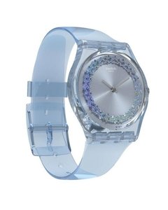 Reloj Swatch Mujer Azzura Gl122 Silicona Celeste Sumergible