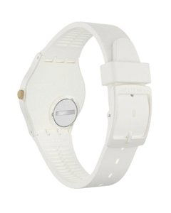 Reloj Swatch Mujer Blanco Swarovski Gw199 Sparklelight Wr