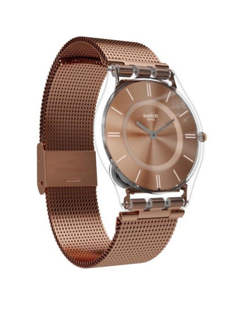 Reloj Swatch Mujer Hello Darling Sfp115m Acero Sumergible