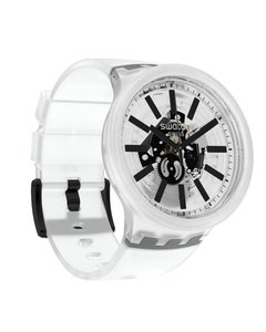 Reloj Swatch Unisex Big Bold Blackinjelly Blanco So27e101 en internet