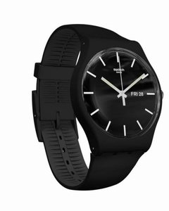 Reloj Swatch Hombre Mono Black Suob720 Sumergible 3 Bar - comprar online