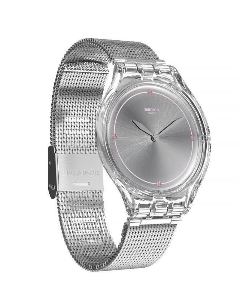 Reloj Swatch Mujer Skin Svok105m Skinstones - Cool Time