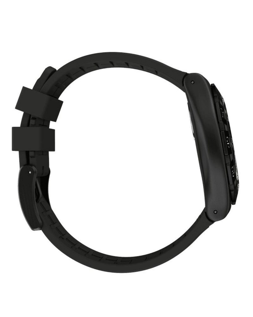 Reloj Swatch Hombre Techno Black Yvb409 Silicona Cronografo