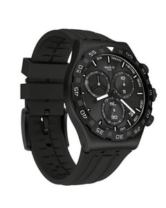 Reloj Swatch Hombre Techno Black Yvb409 Silicona Cronografo - comprar online