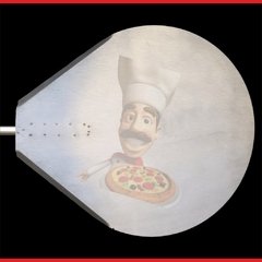 Pá para Pizza Redonda Lisa (Inox)cabo 170cm (medida total 210cm) na internet