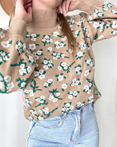 Sweater Triana Tostado - Gringa Indumentaria
