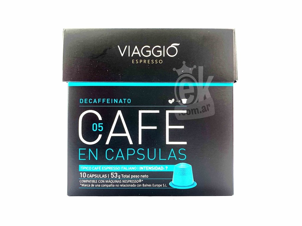 Cafe en capsulas decaffeinato intensidad 7 \