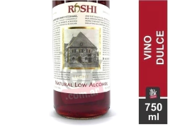VINO TINTO DULCE REDUCIDO EN ALCOHOL "RASHI"
