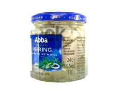 Arenque / Herring al eneldo 240g "Abba" - comprar online