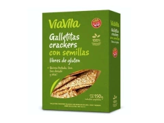 Galletitas crackers con semillas "ViaVita"