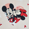 Kit Colcha Casal Piquet Mickey e Minnie Love - Disney - Mickey e Minnie Presentes