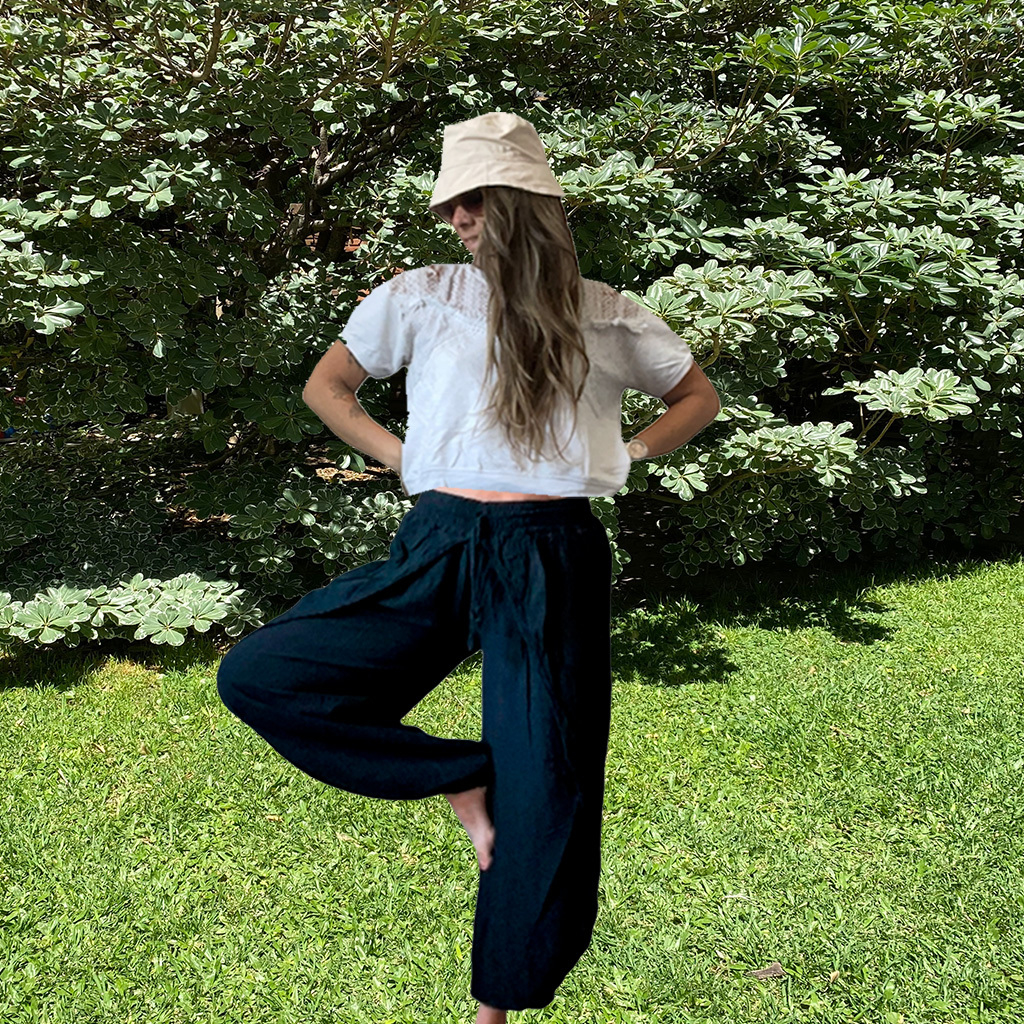 PANTALON BABUCHA ZEN NEGRO - Flor \u0026 Mar - Trendy Store