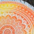 Mandala Redonda Flor Naranja - tienda online