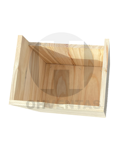 Cajon Baul Juguetero Liso Ruedas 40x30 - comprar online