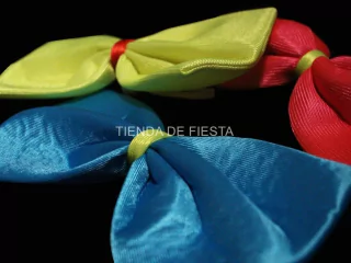 Moños de tela fluor - comprar online