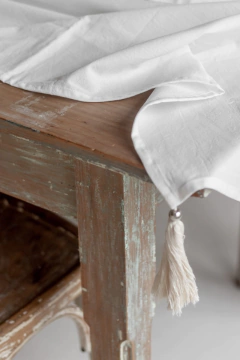 mantel borla blanco tiza 025