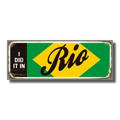 PLACA RIO 40x15 cm - comprar online